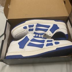 Amiri blue Skelton Low Top Size 11