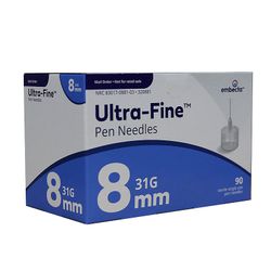 Brand New Embecta (BD Ultra-Fine) - 31G 8mm (100 Count)