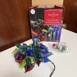 Flame Tip String Lights 35 Multicolor LED Lights