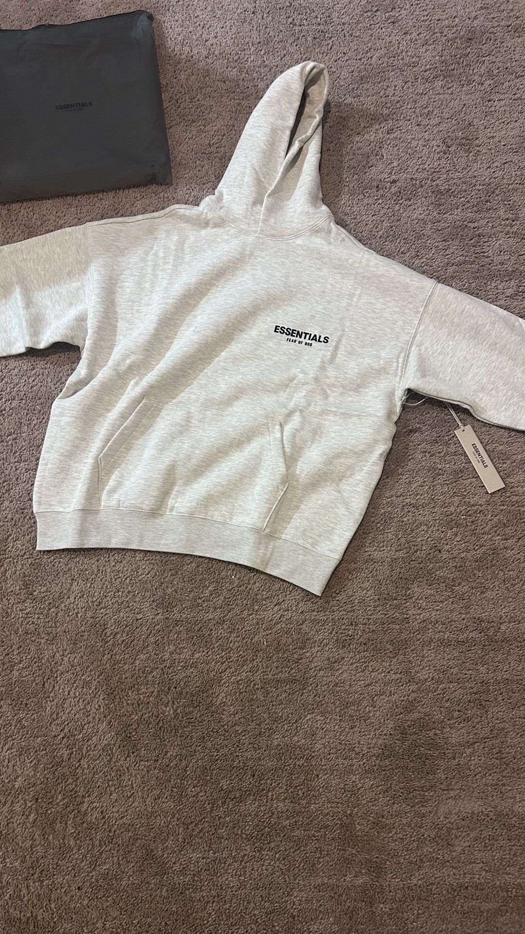 Essential Hoodie Light Grey