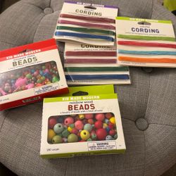 Kid Made Modern Beads + Cording DIY Set