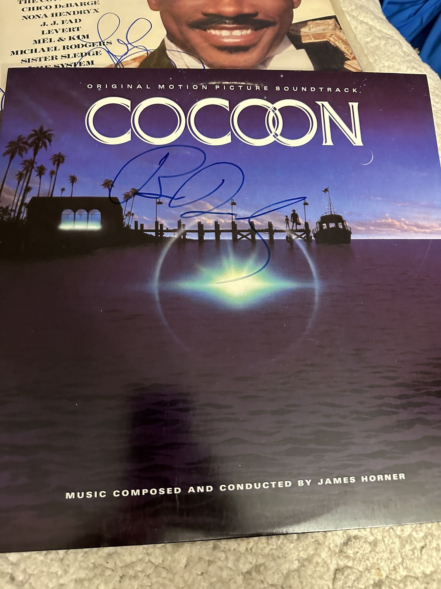 Cocoon Soundtrack VINYL Signed By Brian Dennhey Cover Only
