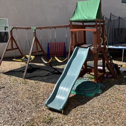 Swing Set Slide Monkey Bars
