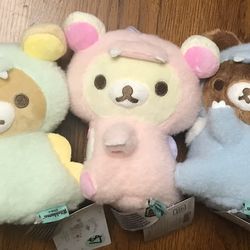 Rilakkuma Dino Costume Plush Set