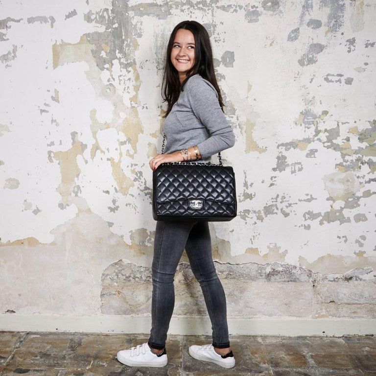 Maxi Jumbo Large Bag Crossbody Purse CF 40cm