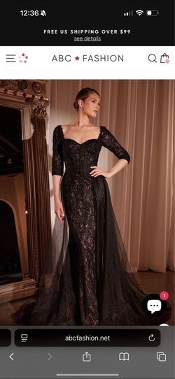 Black elegant dress size 6