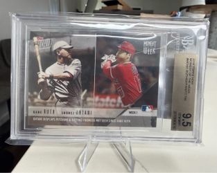 2018 Topps Now - Moment of the Week Shohei Ohtani, Ruth #MOW1 - Rc BGS 9.5! Qty