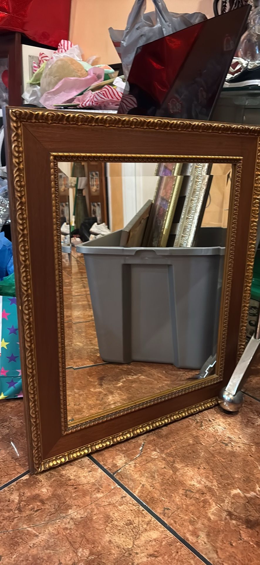 Antique Framed Mirror
