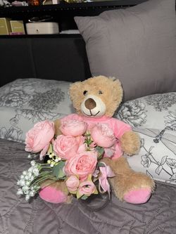 Bear And Flowers Gift $10/each
