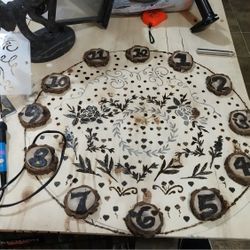 Custom Handmade Clocks Let Me Know What You Want Price Range 75$+ Depending On Detail And Time Spent On Piece