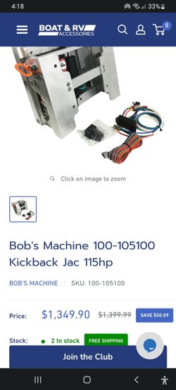 Bobs Machine Jack Plate For Boat.   Brand New In Box