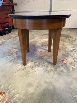 Wooden side table