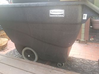 Rubbermade Dumpster Cart Brand New 850.  Asking 200.