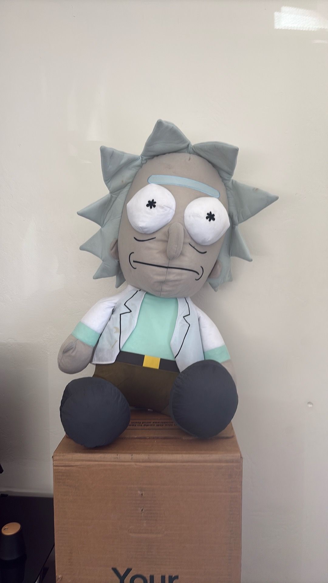 Huge Rick plushie from Rick and Morty