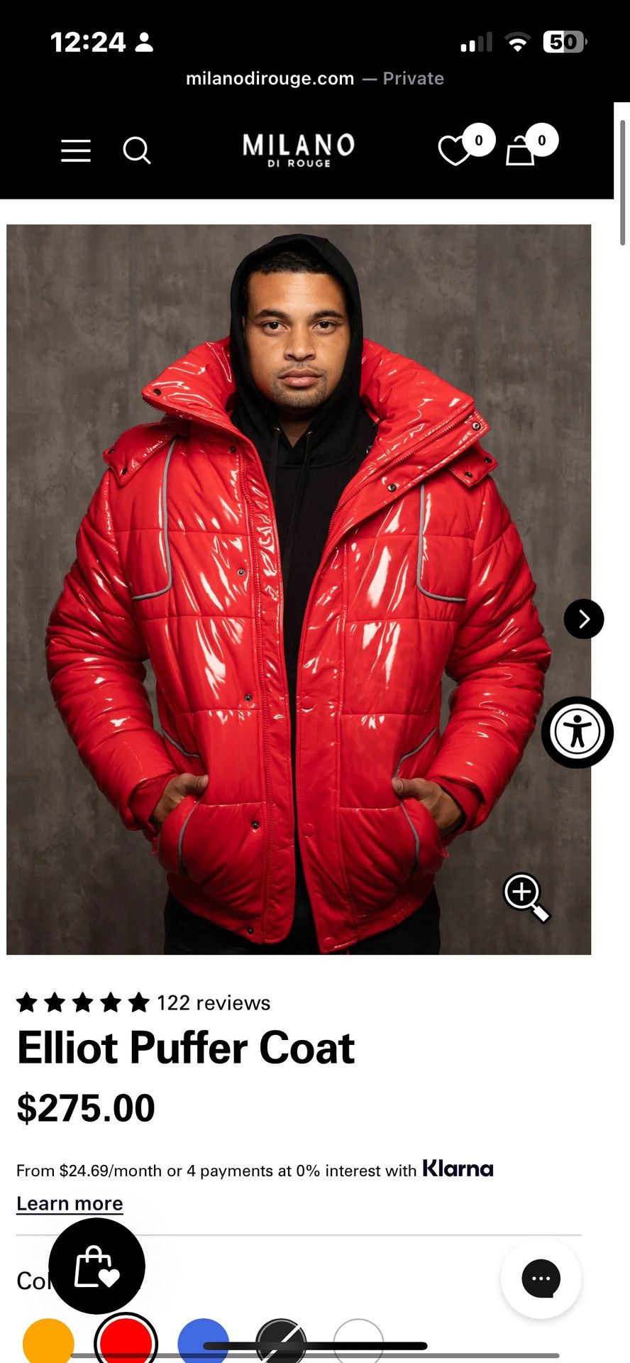 Milano Di Rouge’ Elliot Puffer Coat