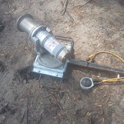 portable electric capstan hoist