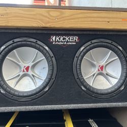 (2) 12” Kickers In Enclosed Box 