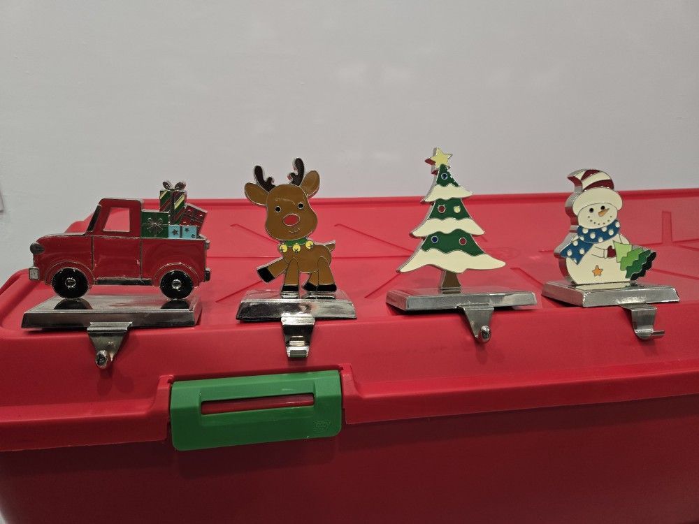 Set of 4 Christmas Stocking Holders