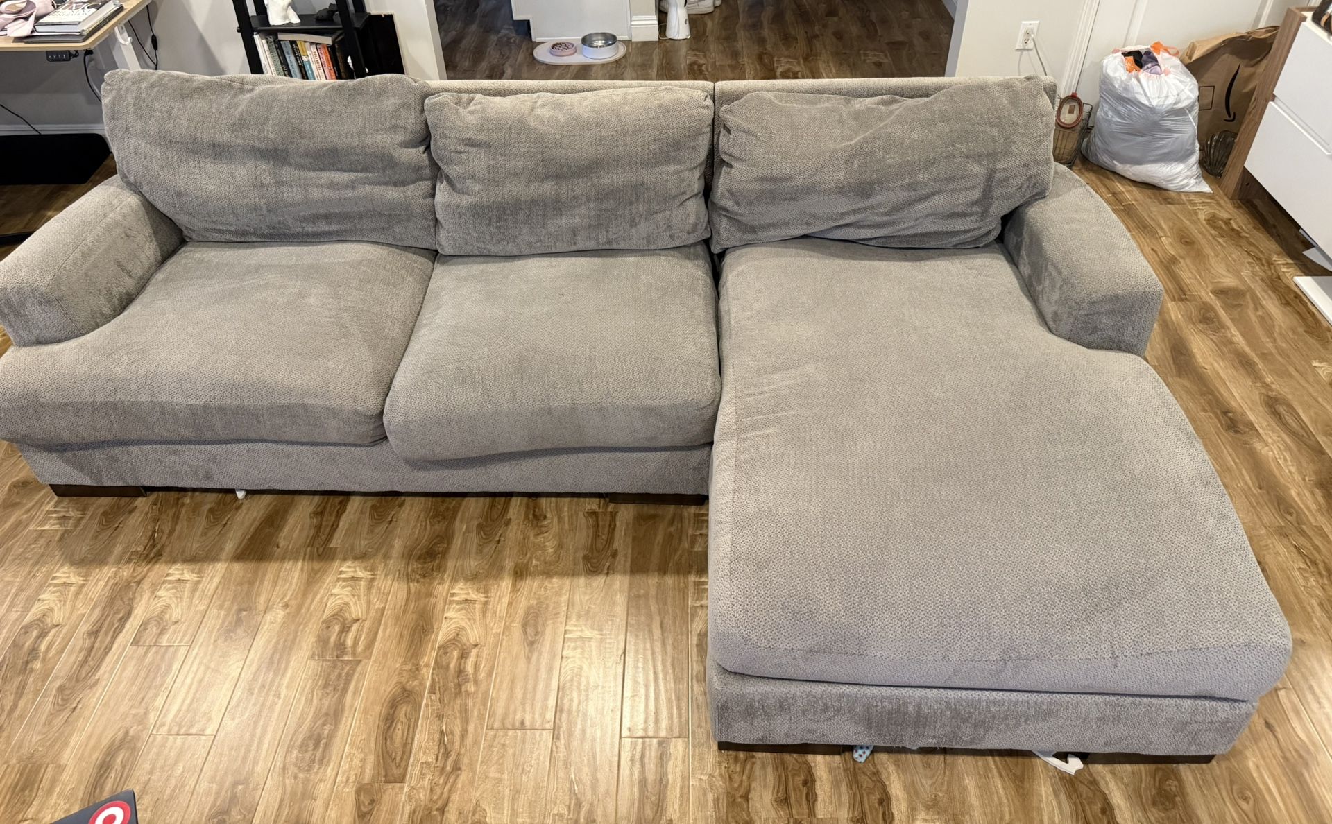 Gray Sectional Couch 