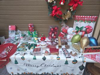 Large Lot of Christmas Decorations