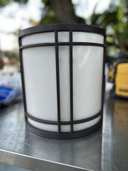 Exterior Bronze Acrylic Light Fixture