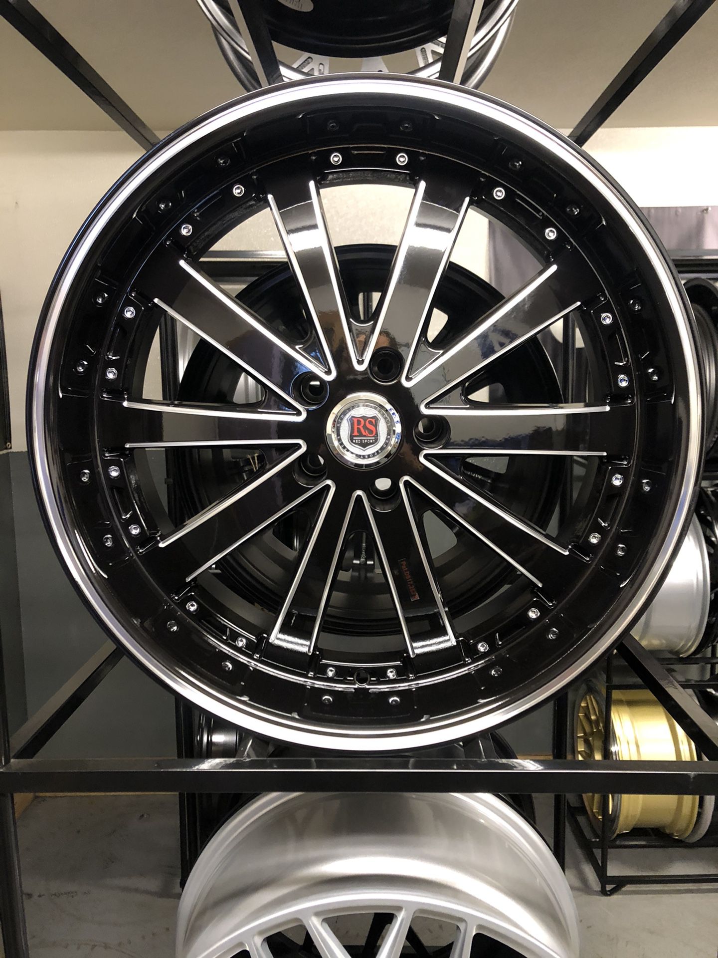 BRAND NEW set (4) Gloss Black 20 inch rims for only $800!!!