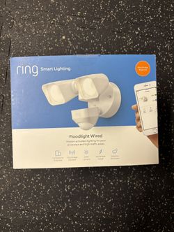 Floodlight Wired - Outdoor Smart Lighting with Adjustable Motion Detection, Integrated LEDs, 2000 Lumens, White