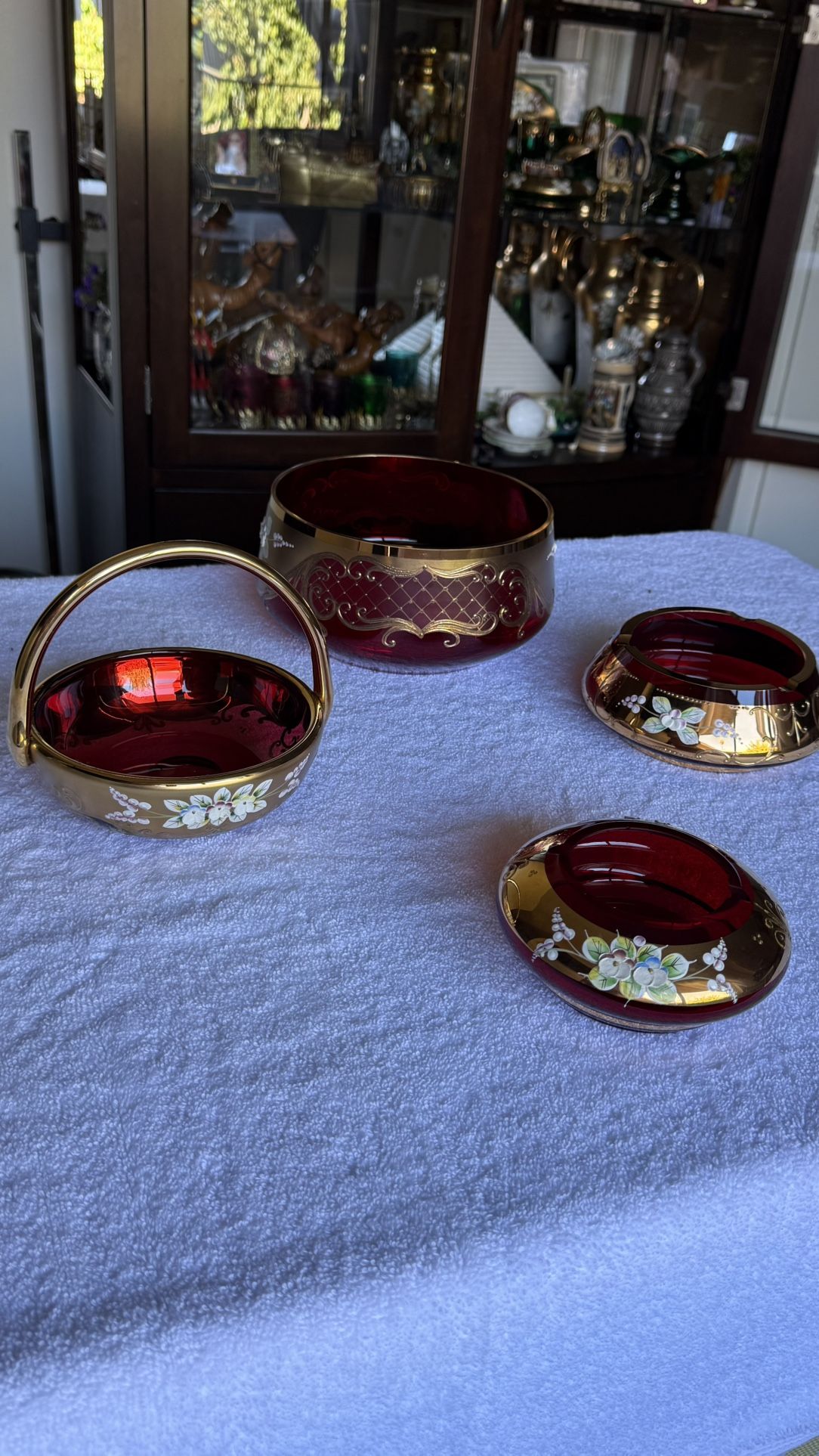 Ashtrays /canister/ Bowl Czech