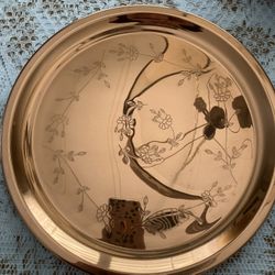 Princess House Copper Tray-Perfect For The Copper Carafe!