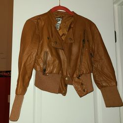 Girls Leather JACKET M