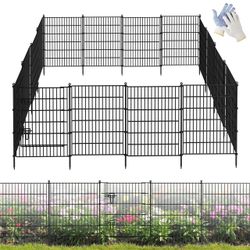 New - Metal Garden Fence