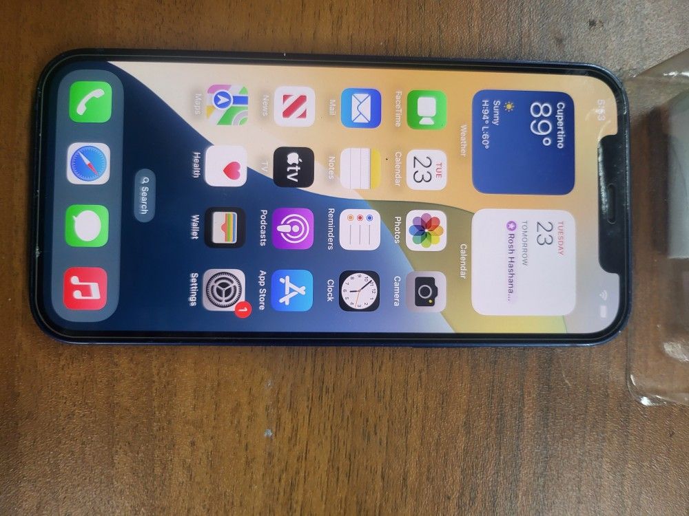 Apple IPhone 12 64GB A2172 Factory Unlocked Blue Mint Condition