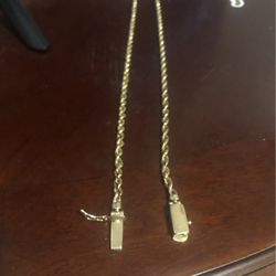 10k Gold Rope Chain Look At Description 