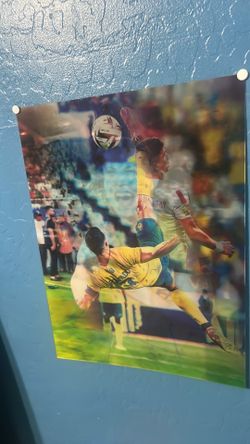 Holographic Cr7 poster