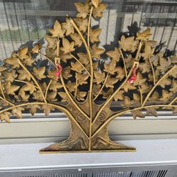 Vintage Gold Family Tree Wall Peice