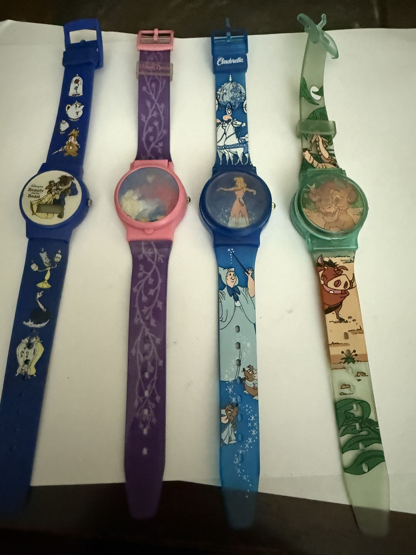 Vintage Disney Watches* Lion King *Cinderella *Beauty And The Beast