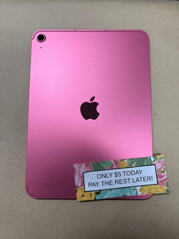 Apple IPad 10th Gen Tablet - Pay $1 today and pay the rest later -