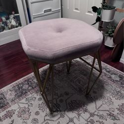 Pink ottoman