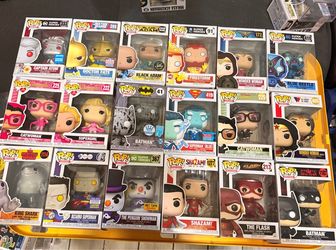 DC Super Heroes Funko Pop collection