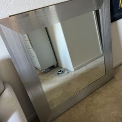 Big Metal Frame Mirror 