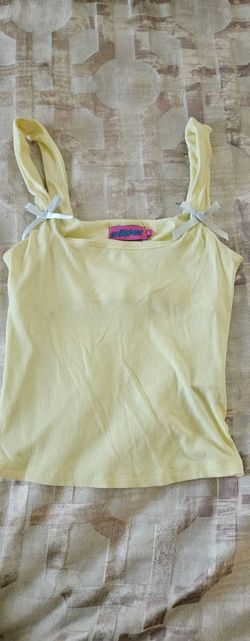 EDIKTED XS LOLA RIBBED TANK TOP