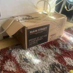 Main Street Ceiling Fan (new)