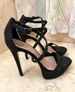 Glamorous Stunning Black Vince Camuto Heels