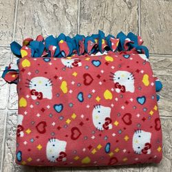 Pink Hello Kitty Blanket 