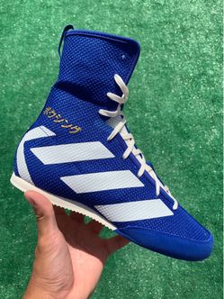 ADIDAS BOX HOG 3 “COLLEGIATE ROYAL” BOXING SHOES (Sizes 7.5 and 11.5, Men’s Available)
