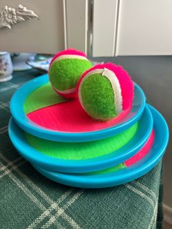 Velcro Catch Ball and Paddle Set