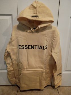 Essential Hoodie Large Cream