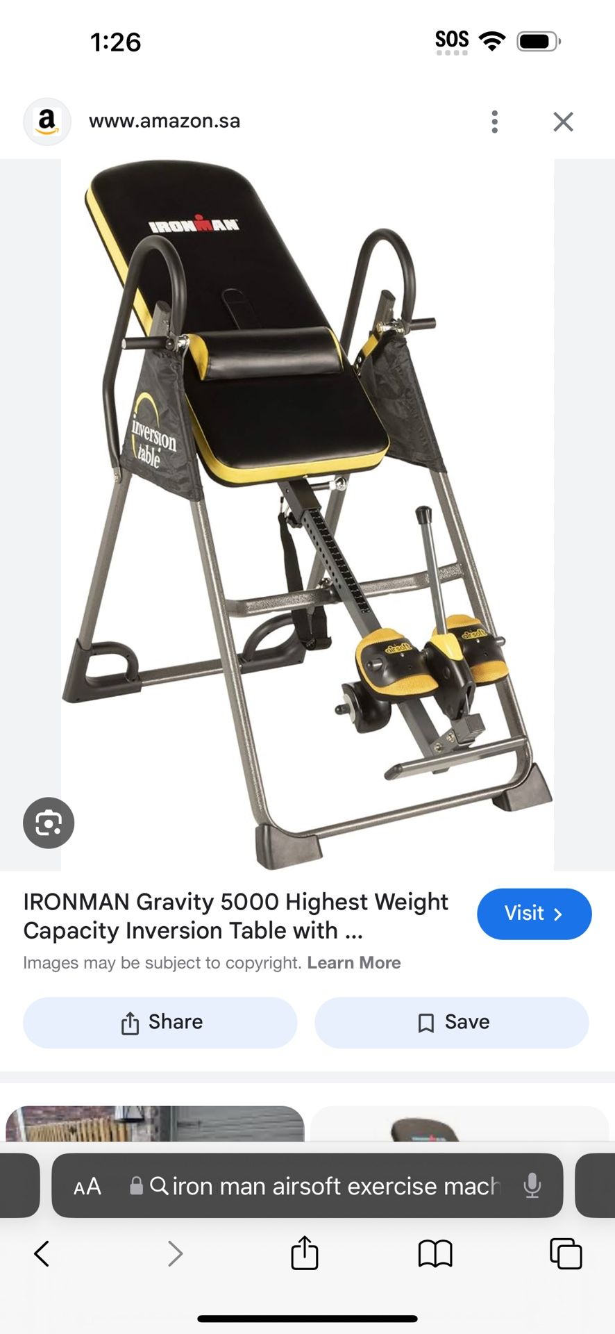 Inversion Exercise Table / Machine