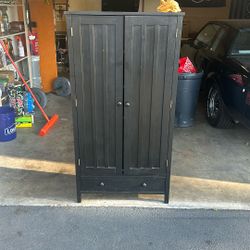 Black cabinet