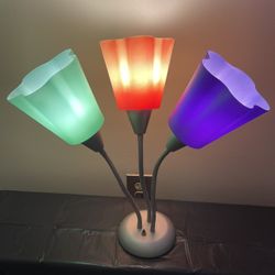 Three-Light TABLE LAMP - posted price is firm.